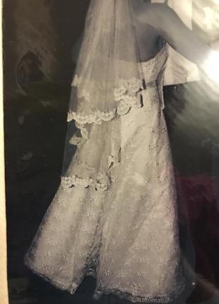 Кружевное свадебное платье