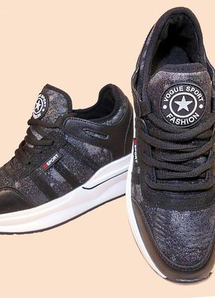 Кросівки жіночі, модні, пінка, на платформі, танкетці, для бігу.