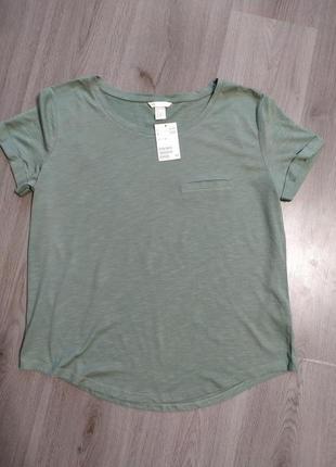 Футболка h&m ,оверсайз,размер м.новая