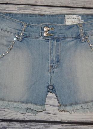 S фірмові круті яскраві джинсові шорти шортики з потертостями3 фото