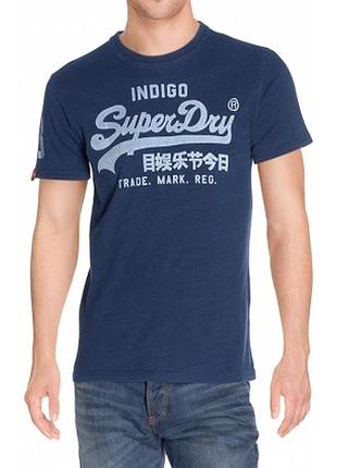 Футболка superdry vintage indigo edition