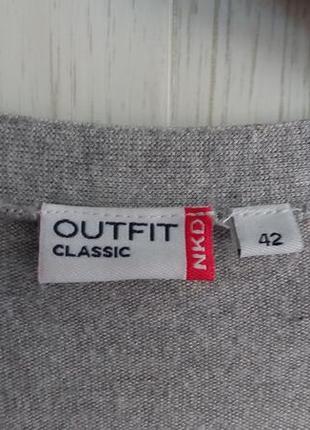 Стильный элегантный кардиган с перламутровыми пуговками джемпер пуловер  серый7 фото