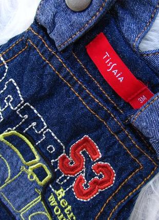 Крутой джинсовый полукомбинезон tissaia3 фото