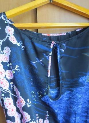 Распродажа! яркая легкая летняя блуза-туника. фрирменная david by h&amp;m. женская4 фото