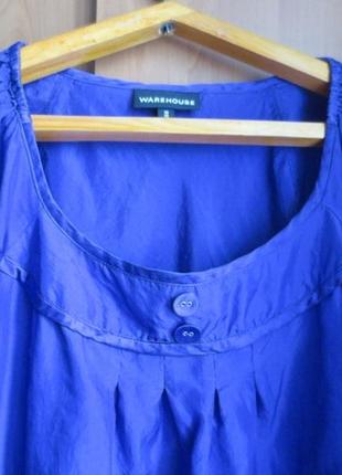 Распродажа! нарядная яркая легкая женская блузка. натуральный шелк. warehous3 фото