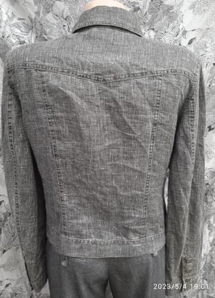 Легкий жакет-куртка-99%лений від saopaulo4 фото