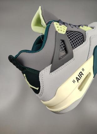 Кроссовки nike air jordan 4 retro se 95 neon