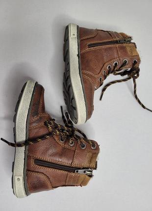 Черевики ботинки зимові шкіряні 17 см 26 розмір4 фото