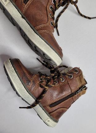 Черевики ботинки зимові шкіряні 17 см 26 розмір5 фото