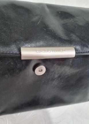 Кожаная сумка claudio ferrici, оригинал