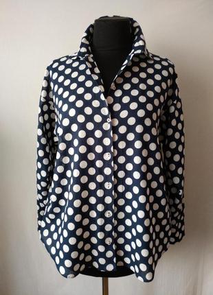 Льняная oversize рубашка от zara