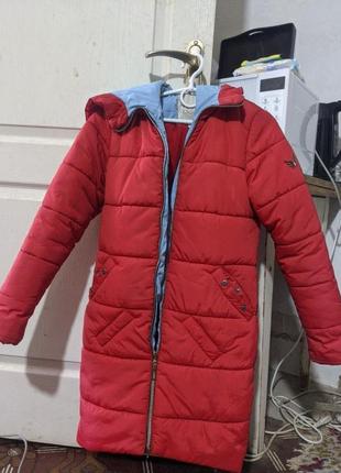 Зимовий пуховик для дівчинки