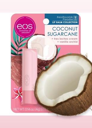 Бальзам для губ eos coconut sugarcane2 фото