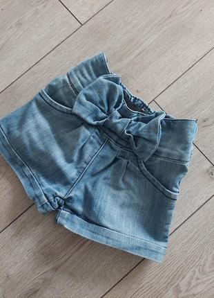 Шорти джинсові для дівчинки, джинсовые шорты для девочки1 фото