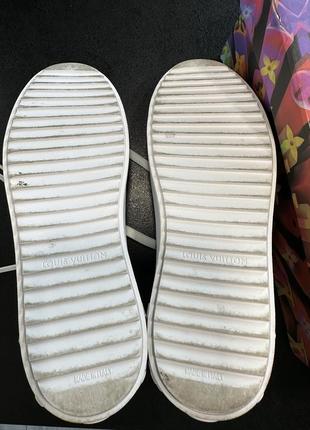 Шикарные белые женские кроссовки, сникерсы белые, размер 406 фото
