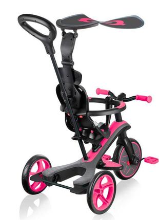 Трехколесный велосипед–трансформер globber explorer trike 4 в 1 fuchsia2 фото