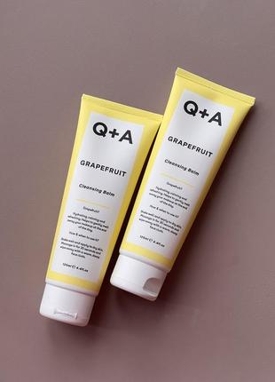 Очищуючий бальзам q+a grapefruit cleansing balm1 фото