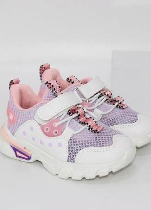 Дитячі кросівки для дівчаток з дихаючою сіткою, літні легкі кроссовки сіточка