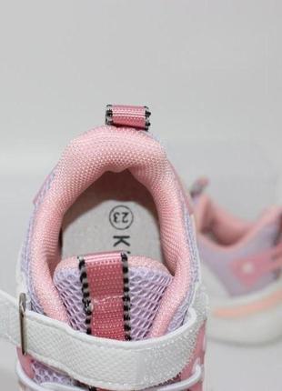 Детские кроссовки для девочек с дышащей сеткой, летние легкие кроссовки сеточка5 фото