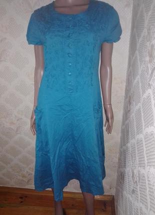 Повседневное платье с поясом платье с карманами-карман6 фото