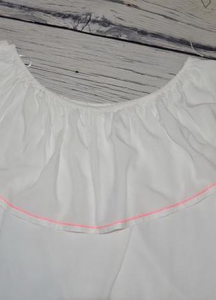 20/xxl- xxxl женская блузка блуза с открытыми плечиками баска вышивка натуральная3 фото