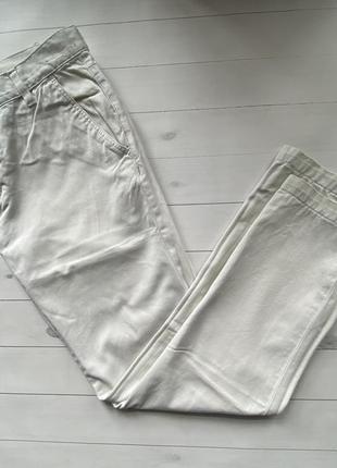 Белые брюки скинни topshop orange zara h&m