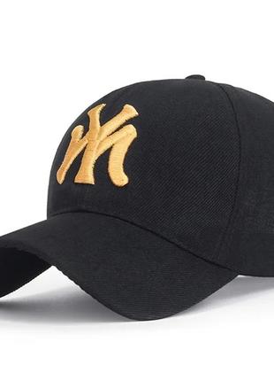 Кепка кепочка бейсболка стильна модна чорна new york ny нова1 фото