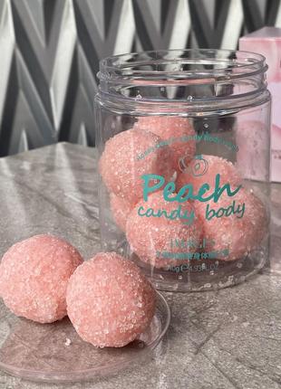 Сахарный скраб для тела images peach candy body sugar с экстрактом персика