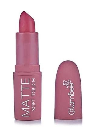 Матовая помада для губ glambee matte soft touch, 4.4 г