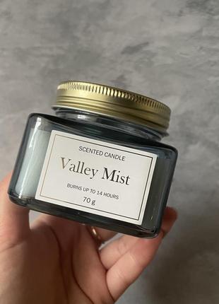 Свічка декор ароматична valley mist