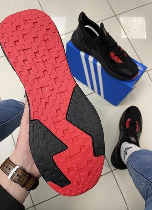 Кроссовки adidas x9000 l3 core black/red9 фото