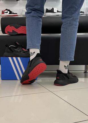 Кроссовки adidas x9000 l3 core black/red4 фото