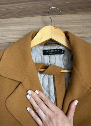 Пальто кашемірове натуральні тканини нове бренду kris maran9 фото