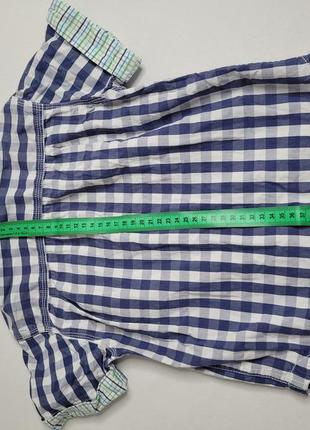 Рубашка рубашка коттон в клетку короткий рукав s.oliver6 фото