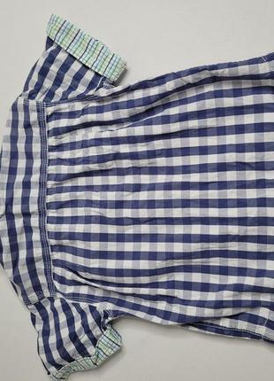 Рубашка рубашка коттон в клетку короткий рукав s.oliver5 фото
