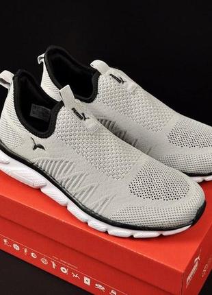 Кроссовки мужские puma gray &amp; white5 фото