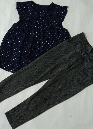 Блуза, штаны фирма primark на 5-6 лет на 116 см