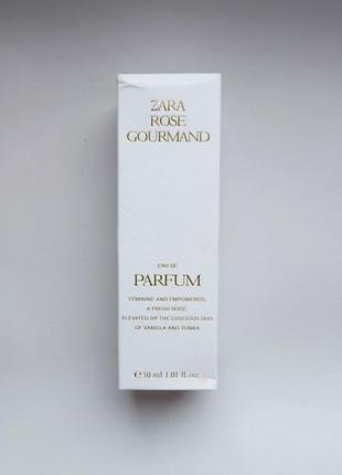 Туалетна вода zara rose gourmand