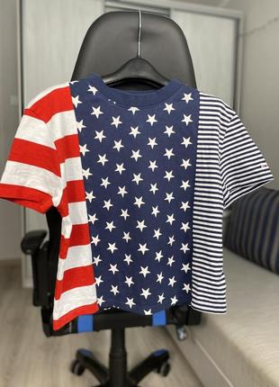 Футболка американский флаг tommy hilfiger jeans usa1 фото