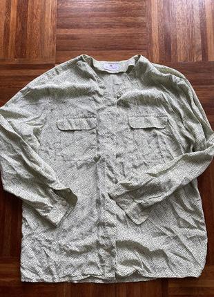 Блуза рубашка шелковая винтажная etienne aigner 40-421 фото