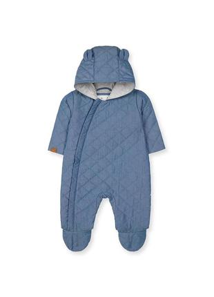 Mothercare синій стьобаний легкий демісезонний комбінезон

хлопчику дівчинці 3-6м 62-68см новий
