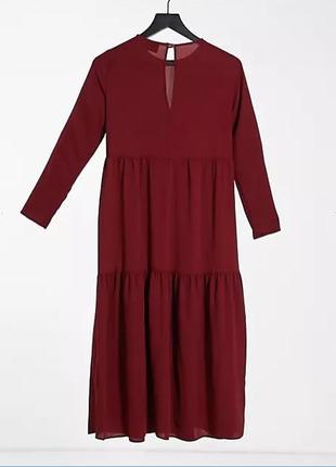 Asos платье с оборками 2