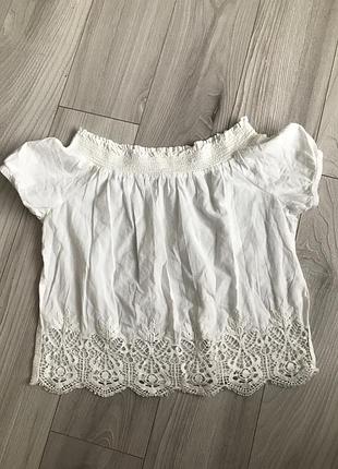 Белая блузка блузка