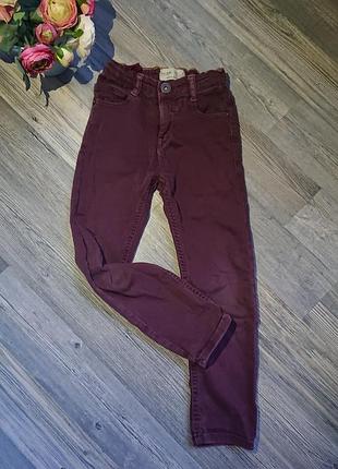 Джинсы zara на мальчика р.110 4-5 лет брюки