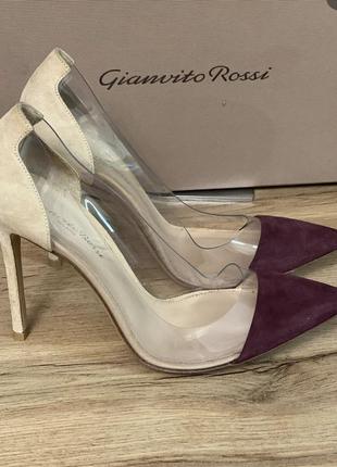 Замшевые туфли gianvito rossi