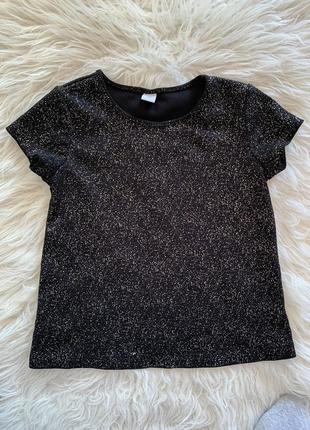 Блискуча футболка на дівчинку