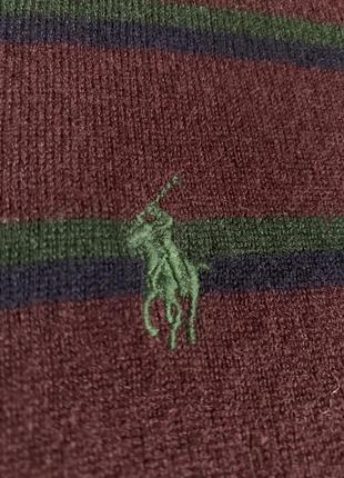 Свитер шерстяной винтажный мужской polo ralph lauren vintage3 фото