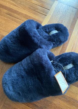 Домашні хутряні натуральне хутро альпака тапки тапочки капці як ugg alpacas footwear 38