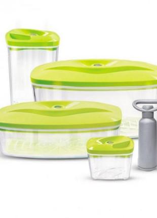 Dafi vacuum set 4 celadon