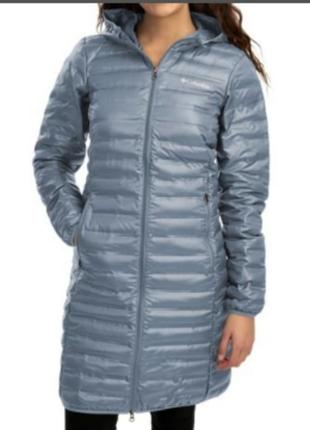 Пуховое пальто columbia women's flah forward long down jacket1 фото